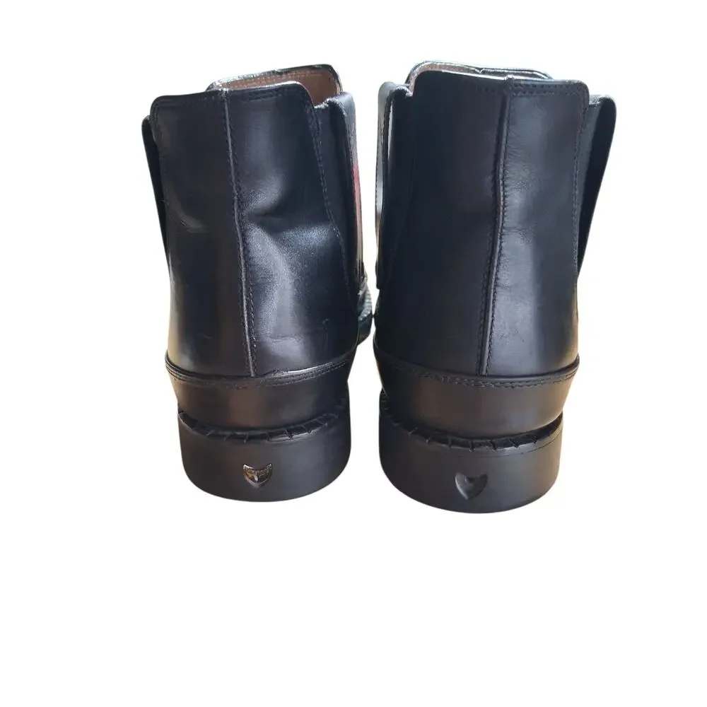 Michael Toschi CIS Mens size‎ 10½ Black Leather Luxury Prep Casual Italy Boots